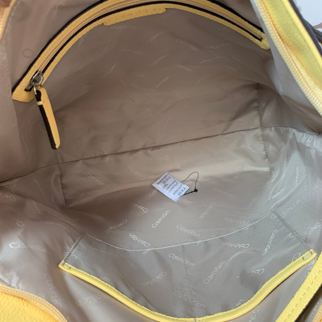 Calvin Klein Lemon Yellow Shoulder Bag | Brand New |