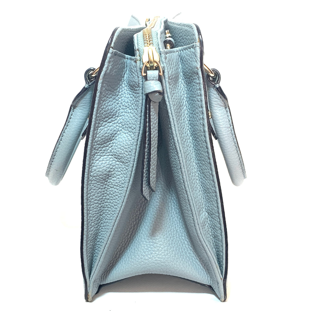 Kate Spade Light Blue Pebbled Leather Satchel | Gently Used |