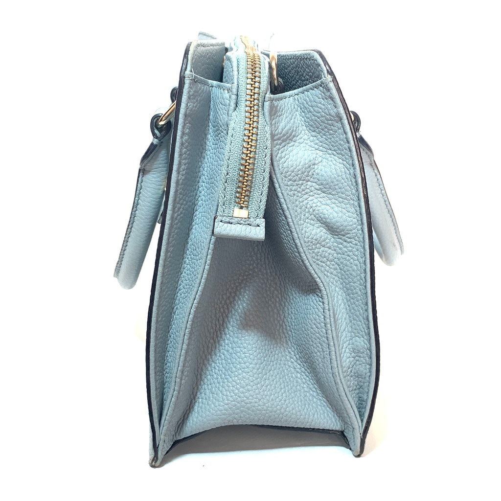 Kate Spade Light Blue Pebbled Leather Satchel | Gently Used |