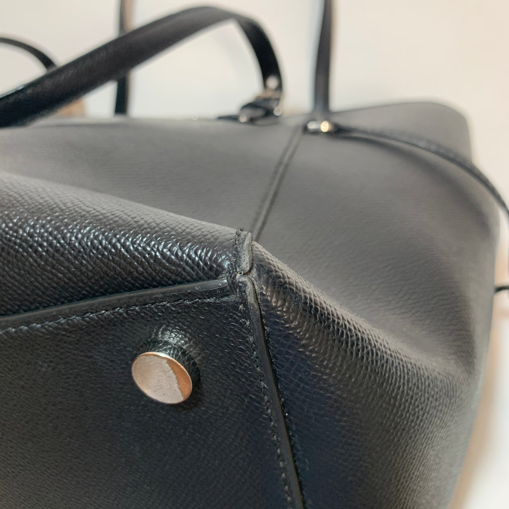 Michael Kors Black Jet Set Leather Tote | Pre Loved |