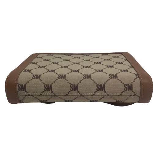 Steve Madden Brown Monogram Crossbody | Like New |