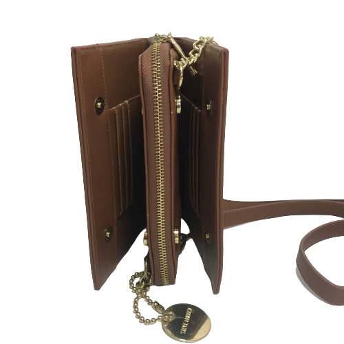 Steve Madden Brown Monogram Crossbody | Like New |