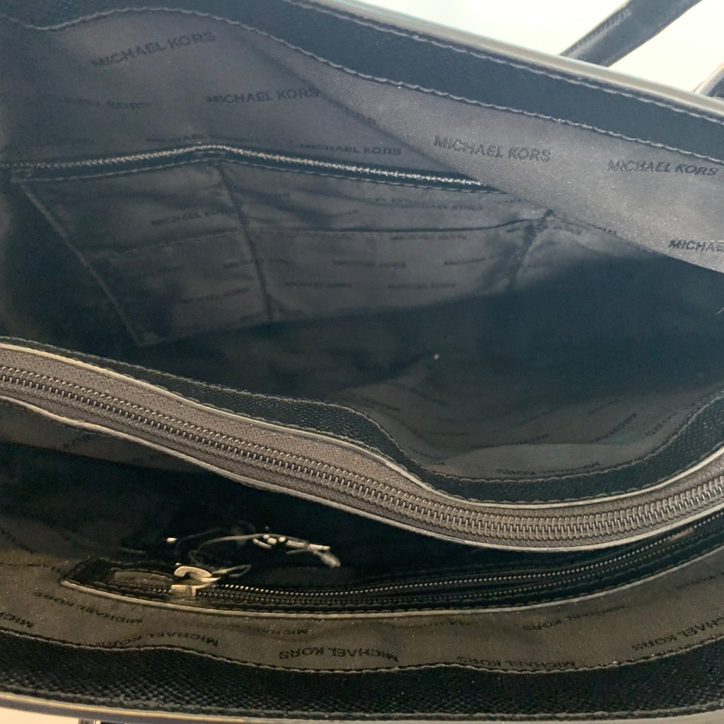Michael Kors Black Jet Set Leather Tote | Pre Loved |