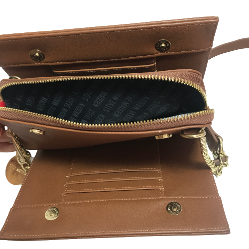 Steve Madden Brown Monogram Crossbody | Like New |