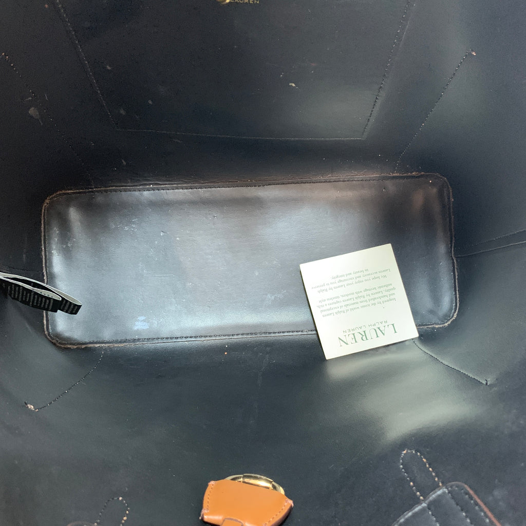 Ralph Lauren Tan Leather Shoulder Bag | Pre Loved |