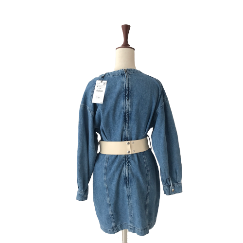 ZARA Denim Tunic with Belt | Brand New |