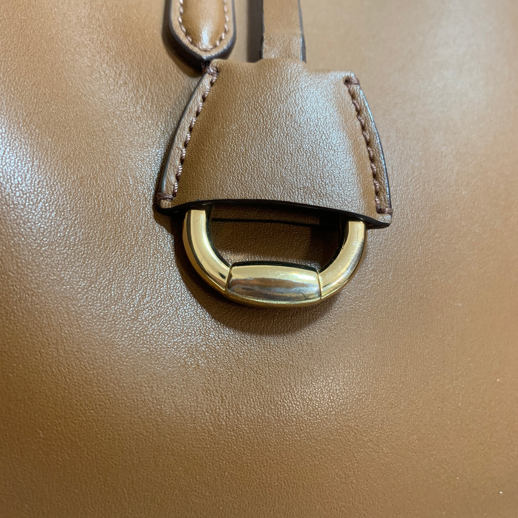 Ralph Lauren Tan Leather Shoulder Bag | Pre Loved |