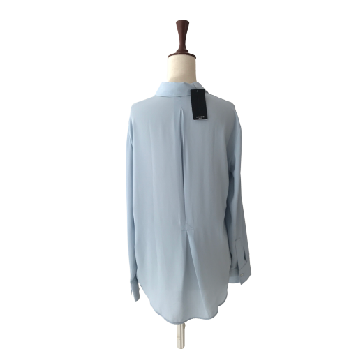 Mango Light Blue Collared Shirt | Brand New |