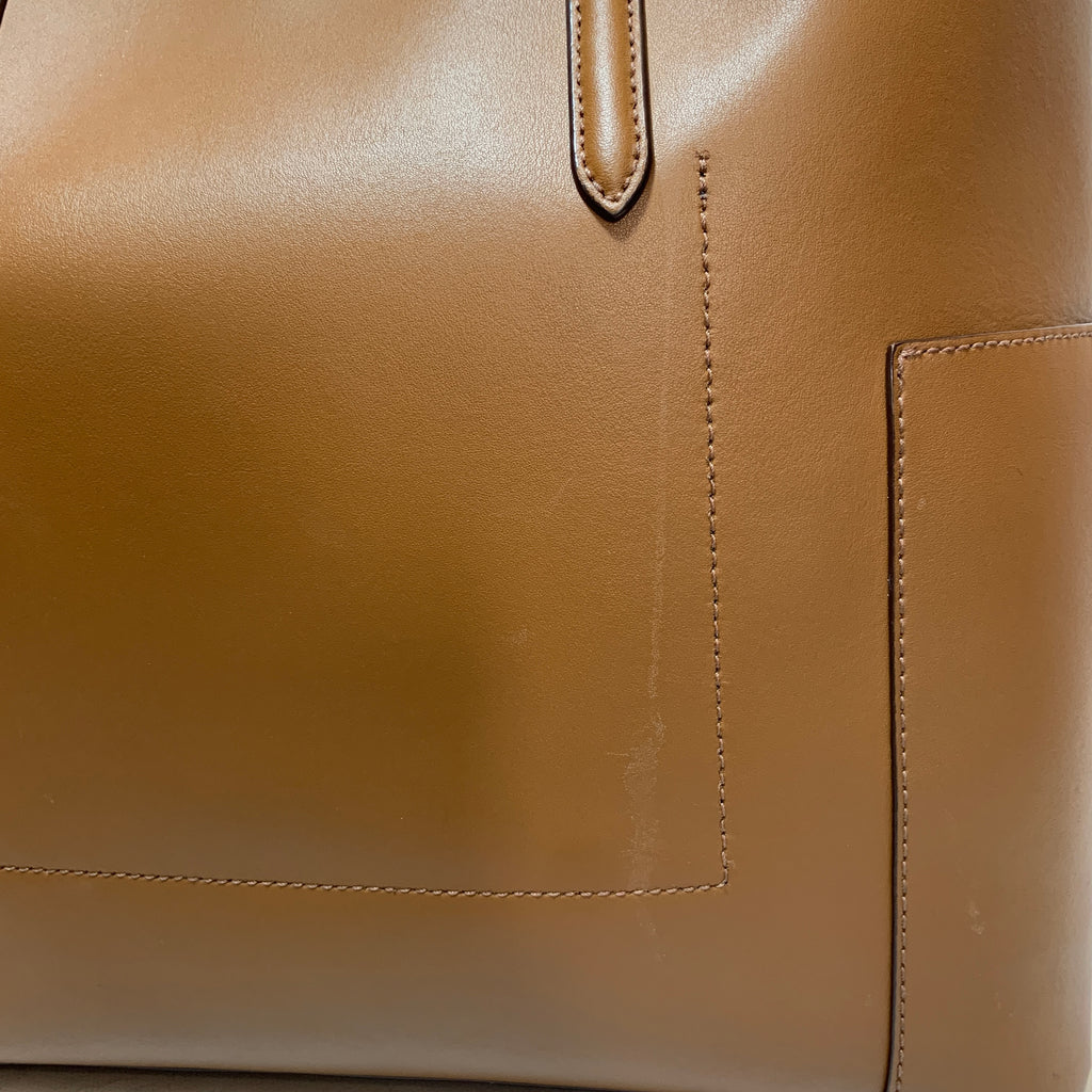 Ralph Lauren Tan Leather Shoulder Bag | Pre Loved |