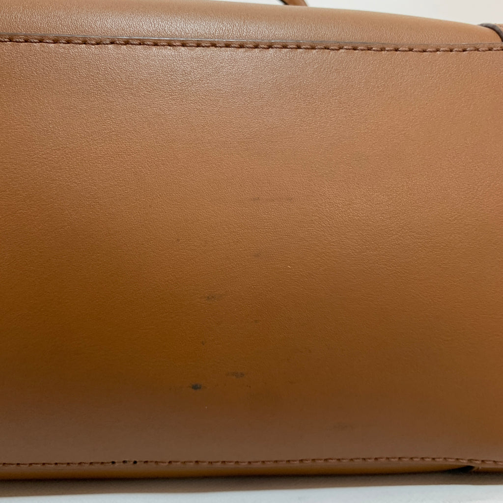 Ralph Lauren Tan Leather Shoulder Bag | Pre Loved |