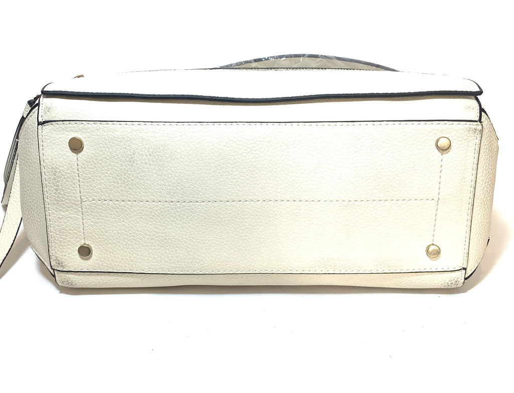 ZARA White Pebbled Large Shoulder Bag | Brand New |