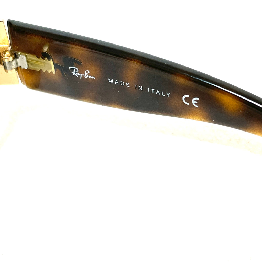 Ray-Ban RB 3350 Brown Rimless Unisex Sunglasses | Pre Loved |