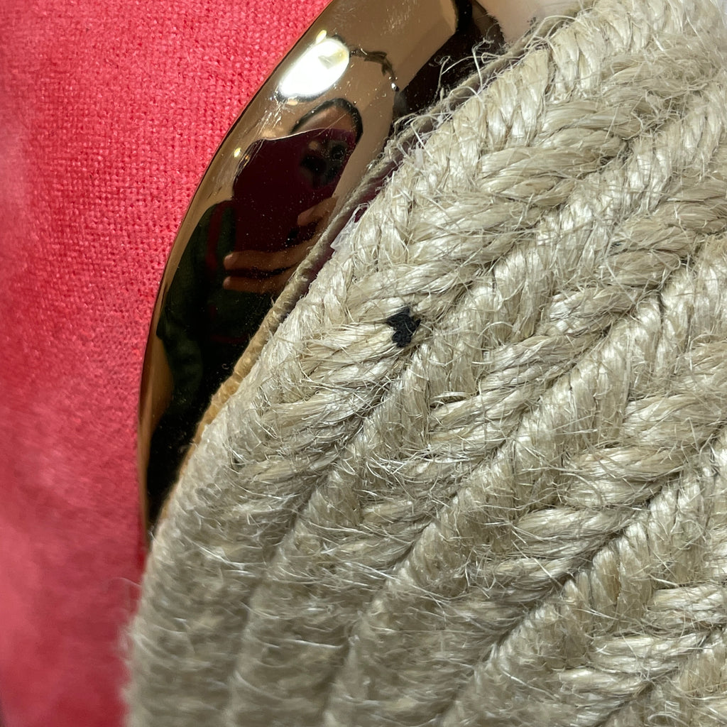 Miss KG Orange Peep-Toe Jute Wedges | Gently Used |