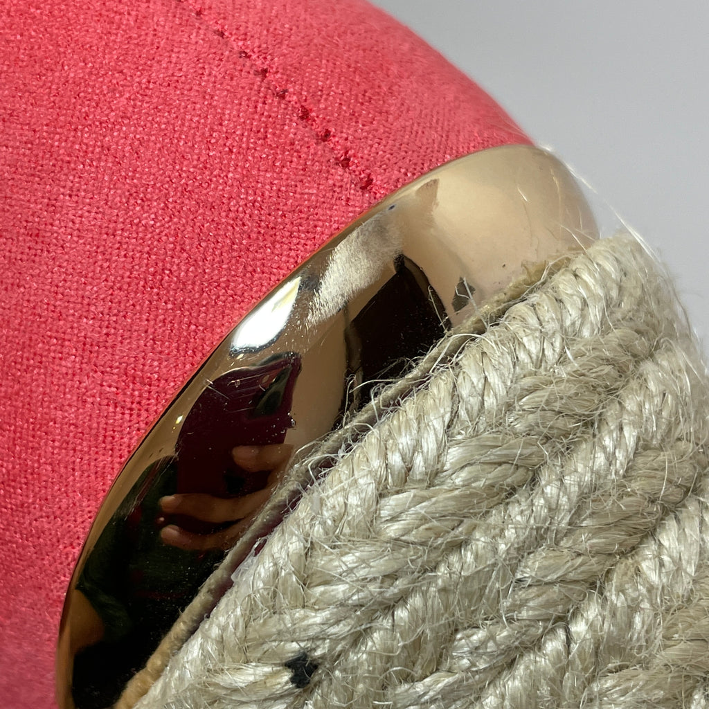 Miss KG Orange Peep-Toe Jute Wedges | Gently Used |