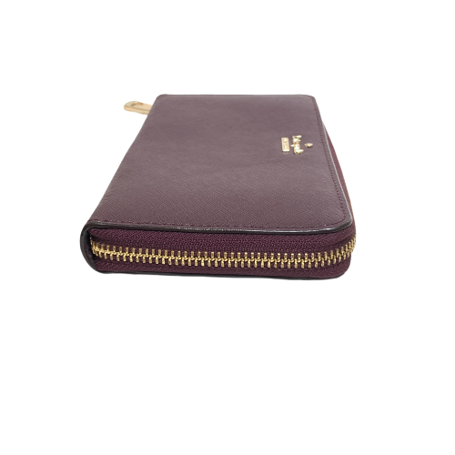Kate Spade Purple Ziparound Leather Wallet | Gently Used |