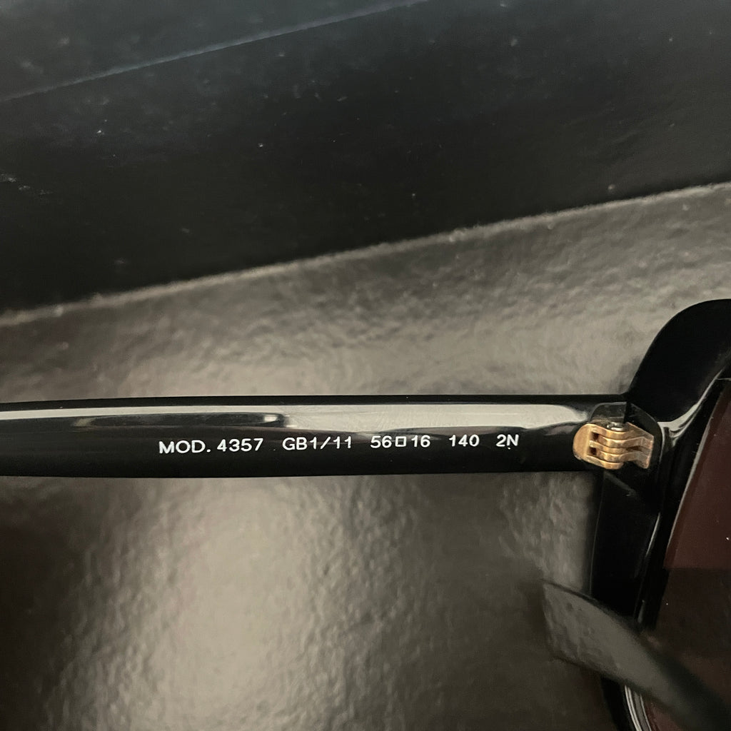 Versace Black ' 4357' Square Sunglasses | Gently Used |