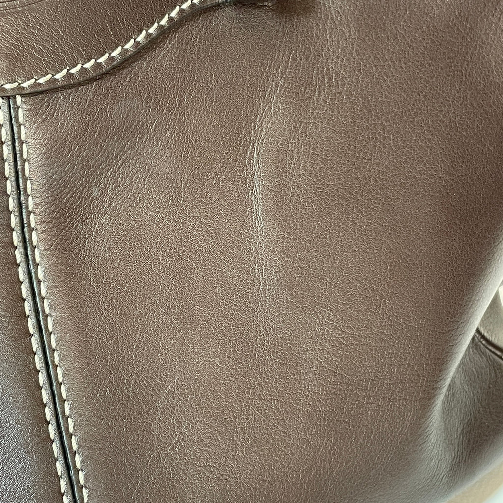 TOD's Brown Leather Shoulder Bag | Pre Loved |