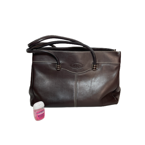 TOD's Brown Leather Shoulder Bag | Pre Loved |