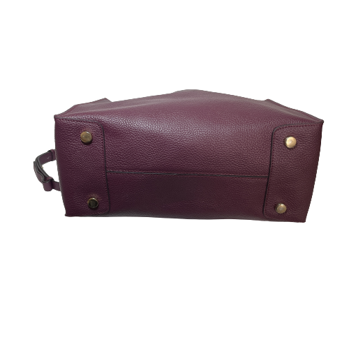 Michael Kors Purple Leather Mercer Satchel | Gently Used |