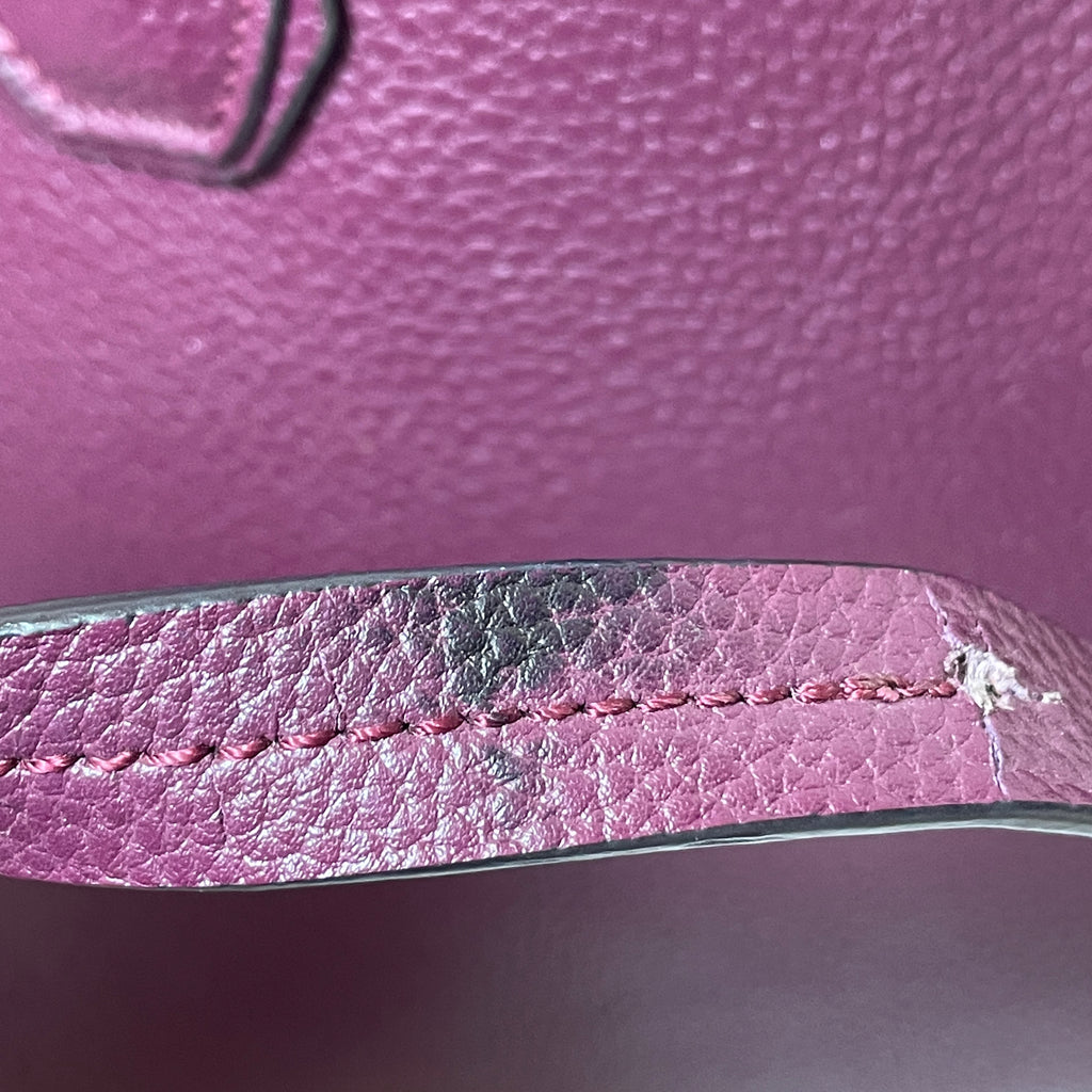 Michael Kors Purple Leather Mercer Satchel | Gently Used |