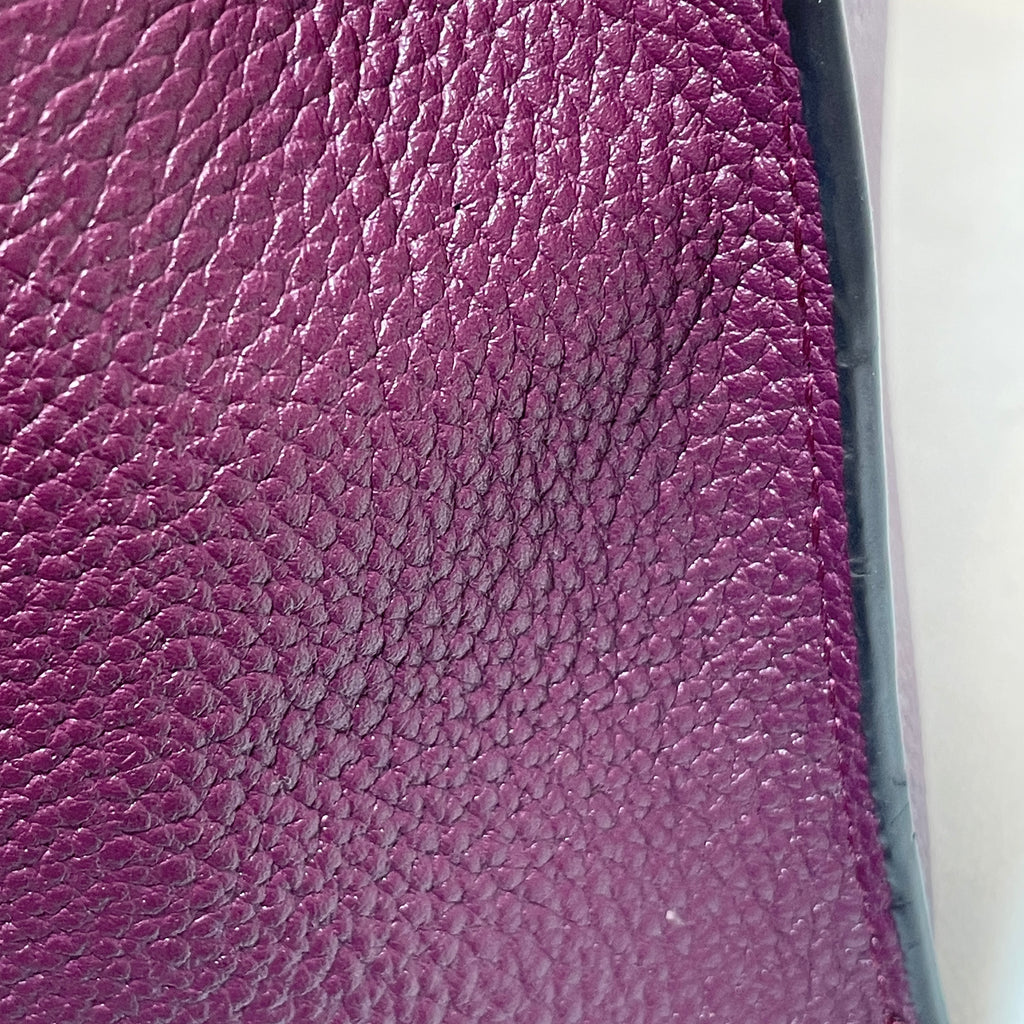 Michael Kors Purple Leather Mercer Satchel | Gently Used |