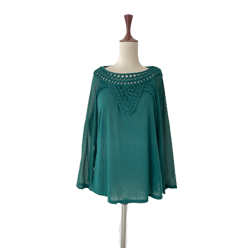 H&M Green Top | Gently Used |