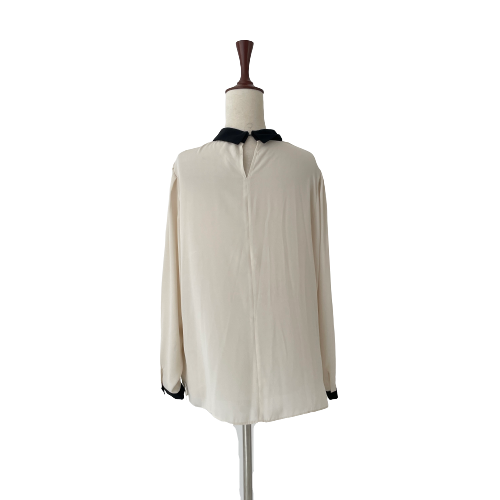 Marks & Spencer Collection Cream Top with Rhinestones | Gently Used |