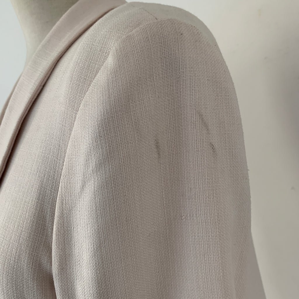 ZARA Light Pink Push-up Sleeves Blazer | Pre Loved |