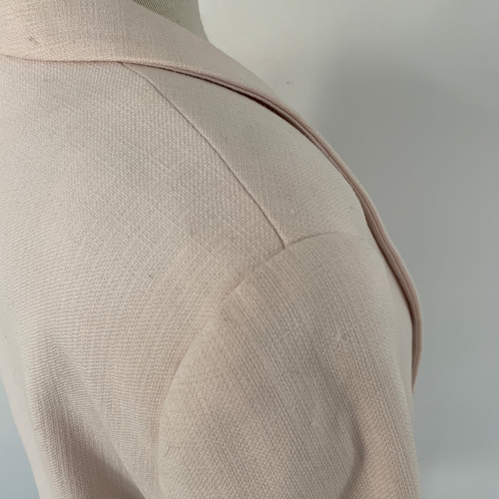 ZARA Light Pink Push-up Sleeves Blazer | Pre Loved |