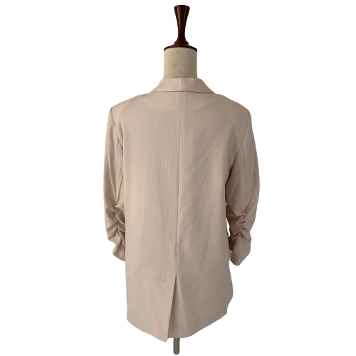 ZARA Light Pink Push-up Sleeves Blazer | Pre Loved |