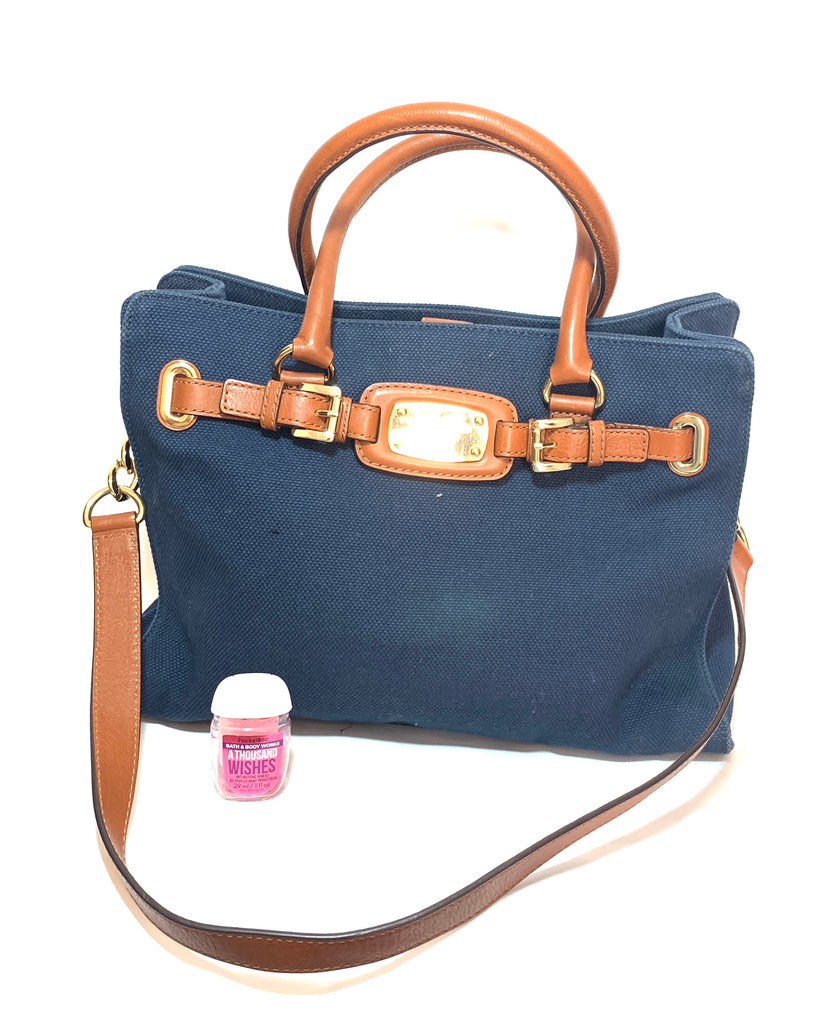 Michael Kors Hamilton Denim East West Satchel | Gently Used |