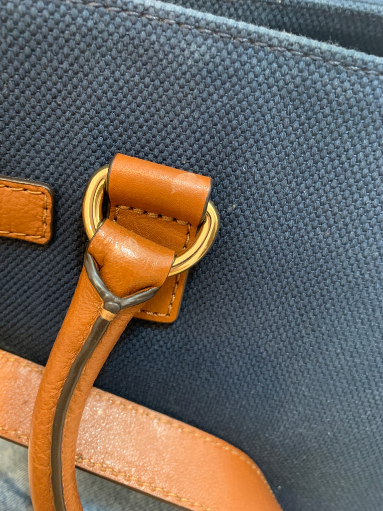 Michael Kors Hamilton Denim East West Satchel | Gently Used |