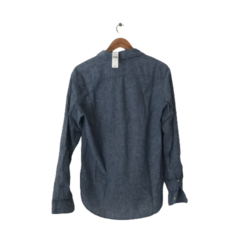 Izod Men's Navy Regular Fit Collared Shirt | Brand New |