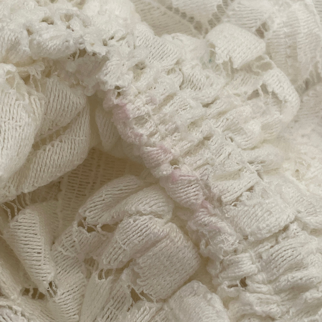 H&M Off-White Lace One Shoulder Top | Pre Loved |