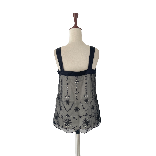 Monsoon Black Lined Sleeveless Top | Gently Used |