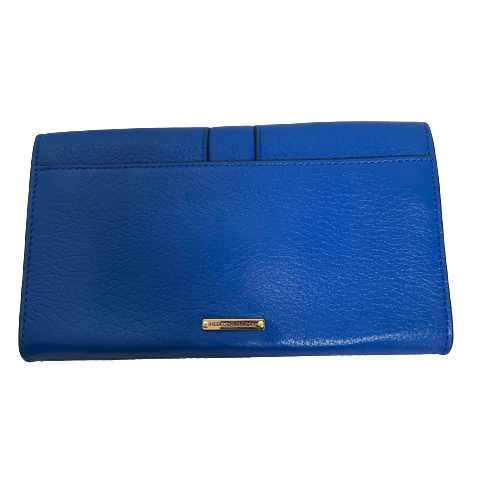 Rebecca Minkoff Electric Blue Gold Studded Clutch | Pre Loved |