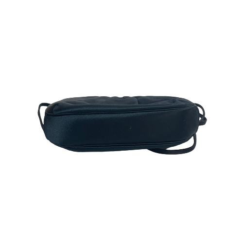 Judith Lieber Blue Satin Vintage Convertible Clutch | Gently Used |