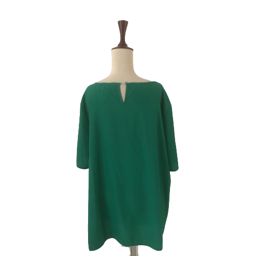 Marina Rinaldi Green Blouse | Gently Used |