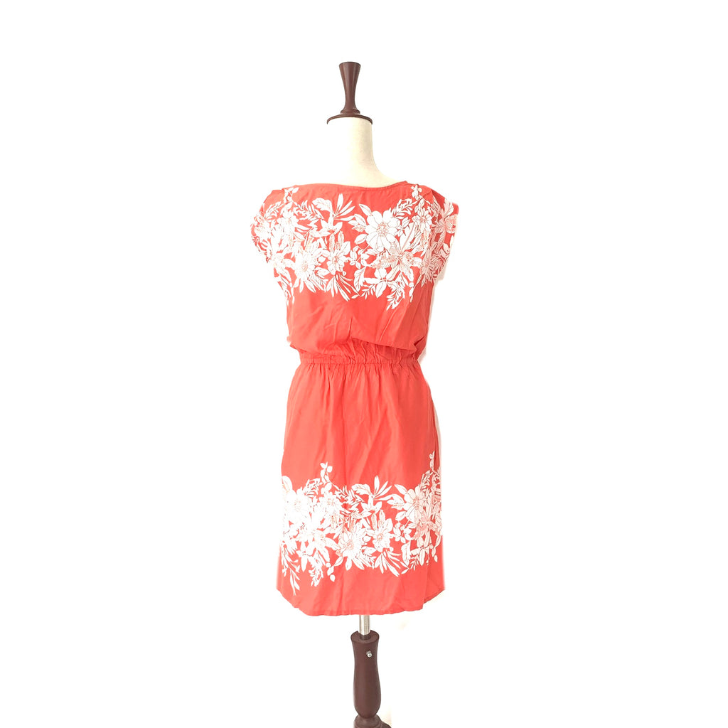 Red Herring Coral & White Dress | Gently Used |