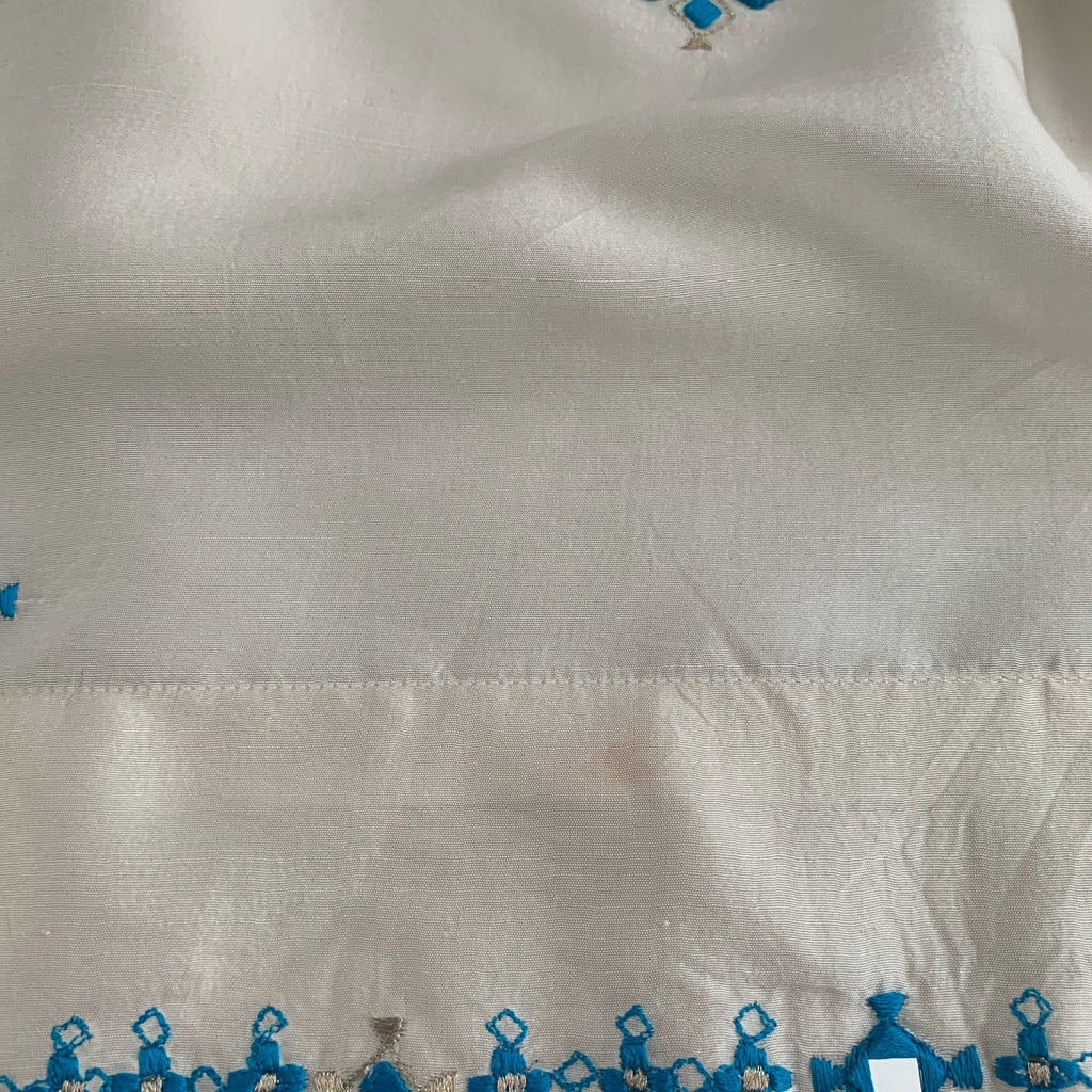 Miraka by Misha Lakhani Cream Embroidered Kurta | Gently Used |