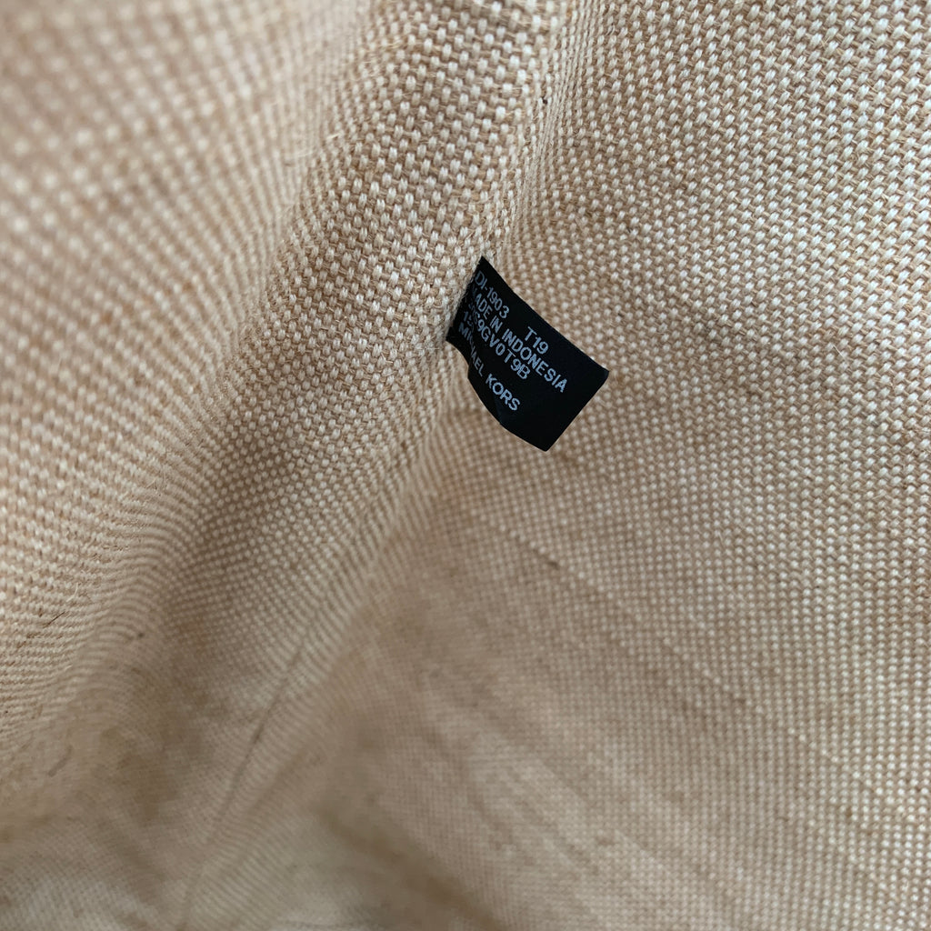 Michael Kors 'EVA' Large Vanilla Monogram Tote | Brand New |