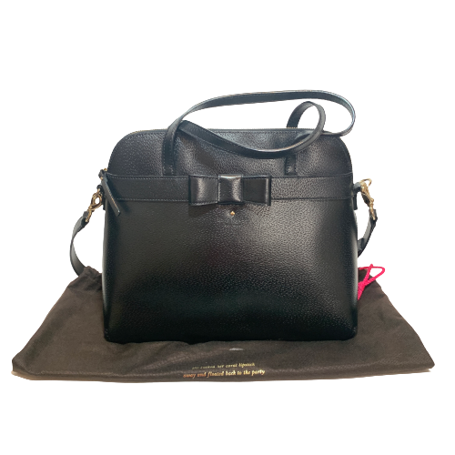 Kate Spade Black Leather 'Kirk Park' Satchel | Gently Used |