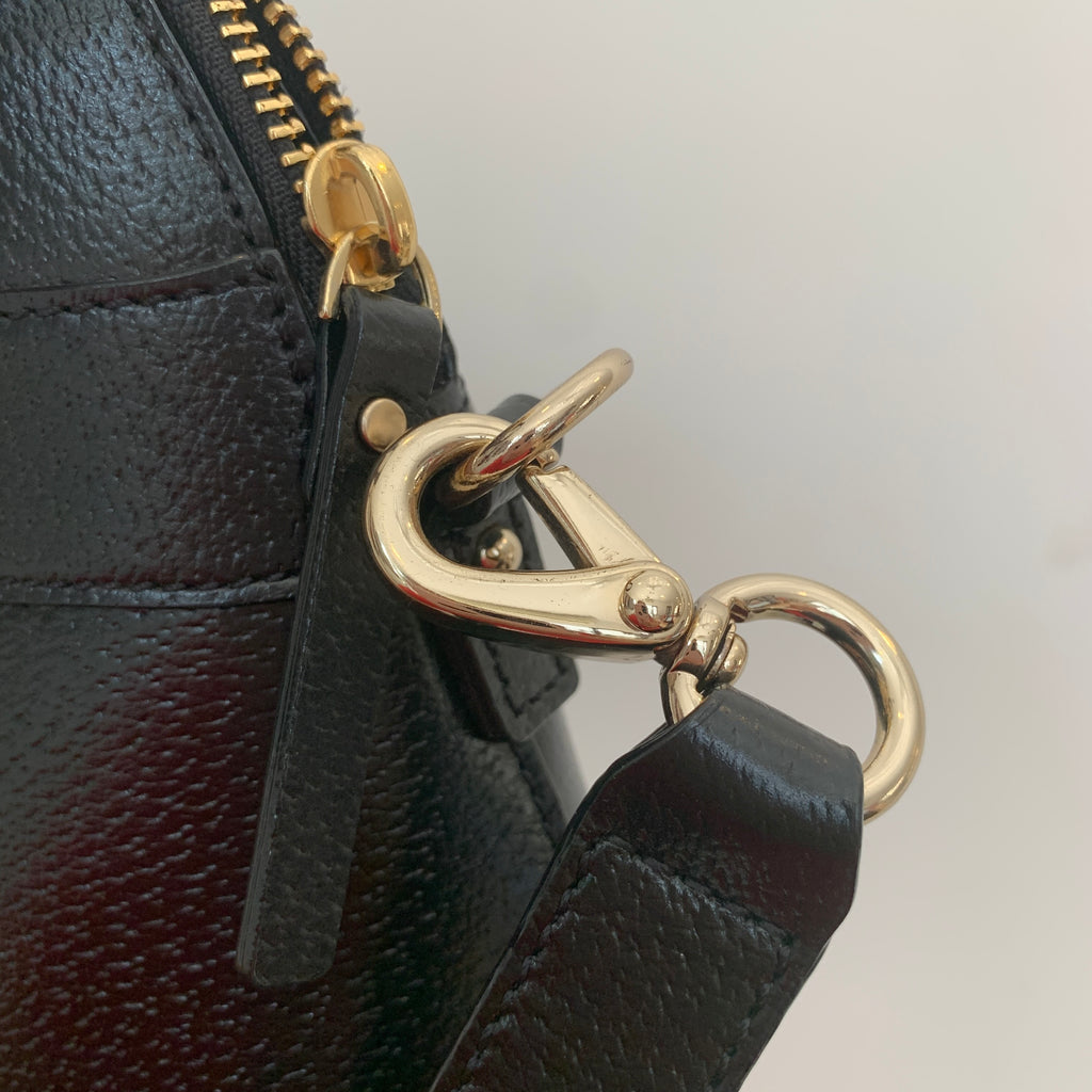 Kate Spade Black Leather 'Kirk Park' Satchel | Gently Used |