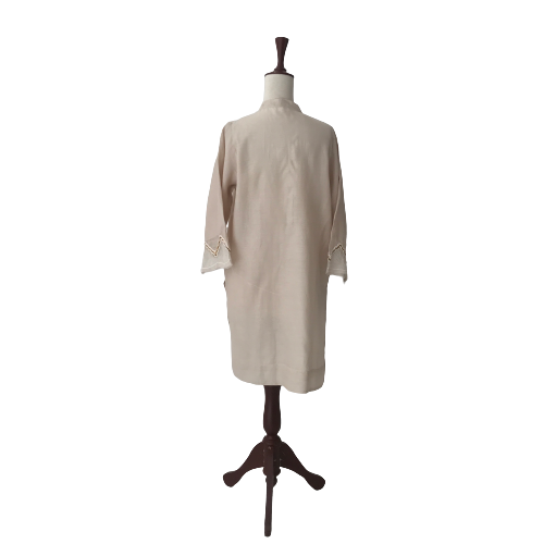 Miraka by Misha Lakhani Beige Kurta | Gently Used |