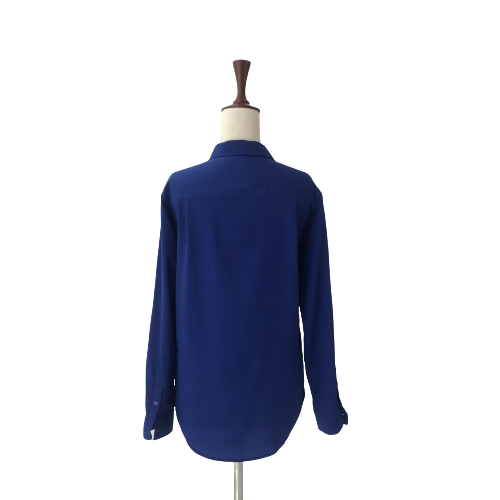 Mango Blue Collared Shirt | Gently Used |
