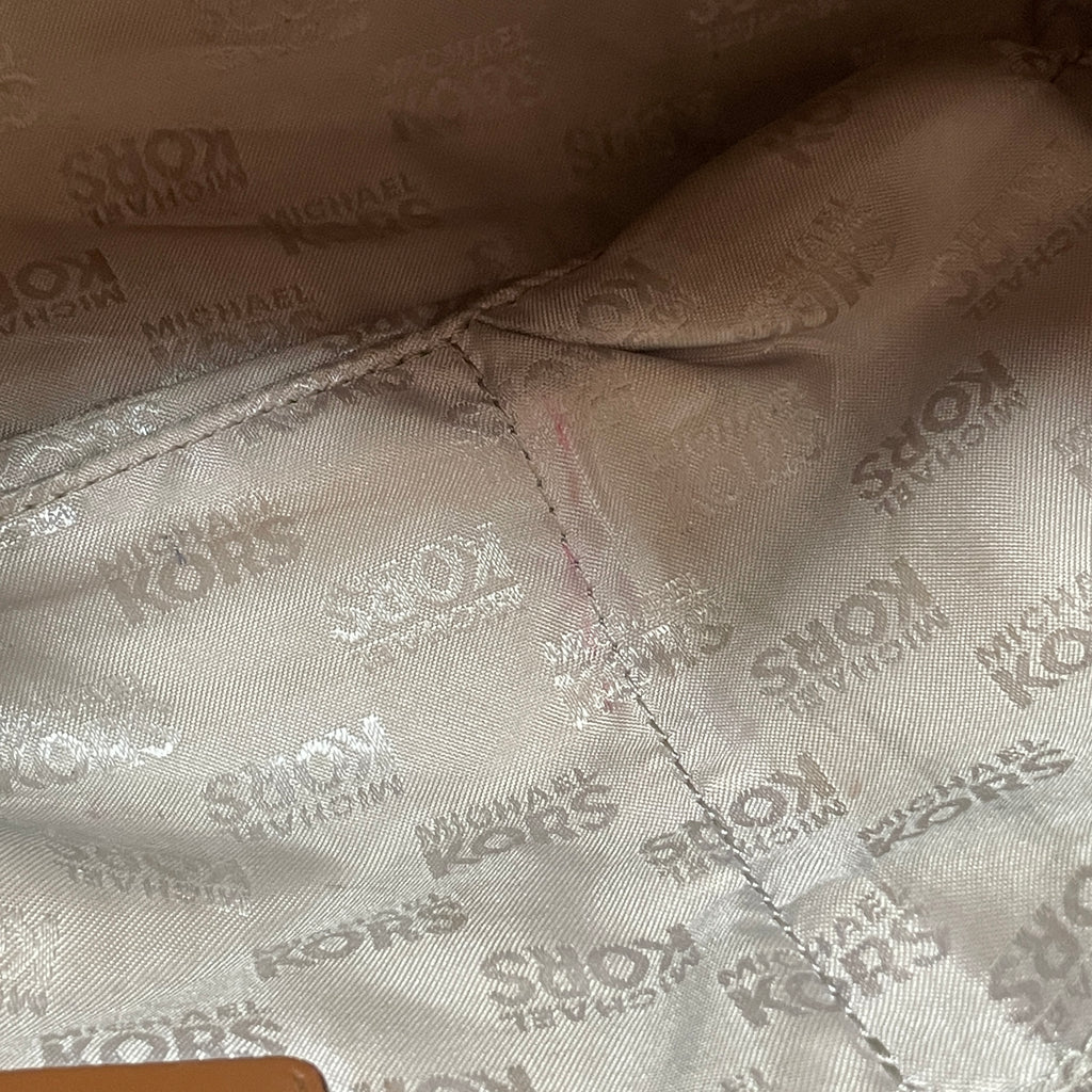Michael Kors Beige Canvas Monogram Tote | Pre Loved |