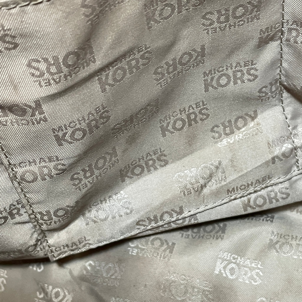 Michael Kors Beige Canvas Monogram Tote | Pre Loved |