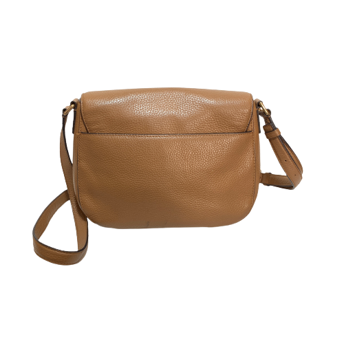 Michael Kors Tan Pebbled Leather Saddle Bag | Pre Loved |