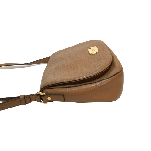 Michael Kors Tan Pebbled Leather Saddle Bag | Pre Loved |
