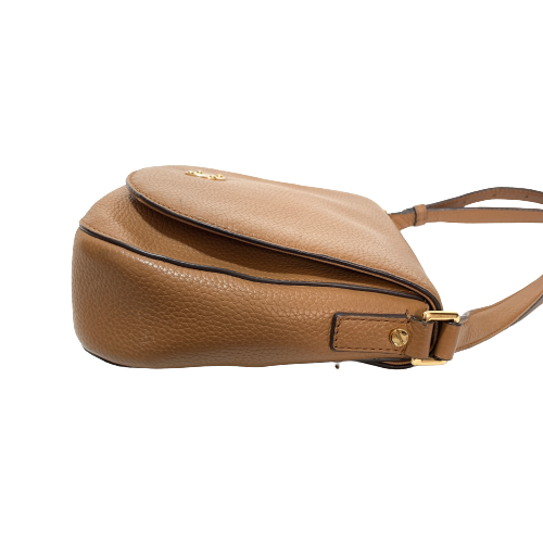 Michael Kors Tan Pebbled Leather Saddle Bag | Pre Loved |